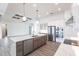 Modern kitchen featuring stainless steel appliances and a large island at 16920 Ohara Dr, Port Charlotte, FL 33948