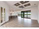 Open concept living area with water views and high ceilings at 16920 Ohara Dr, Port Charlotte, FL 33948