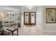 Bright and spacious entryway with double doors and tile flooring at 2198 El Cerito Ct, Punta Gorda, FL 33950
