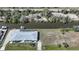 An aerial view of a charming home with a private pool and canal access, perfect for boating enthusiasts at 3339 Desoto Dr, Punta Gorda, FL 33983