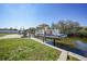 View of boat at the dock and canal, with direct access to the water at 3339 Desoto Dr, Punta Gorda, FL 33983