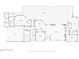 Layout for single floor home with three bedrooms, three baths, living, dining and kitchen at 3339 Desoto Dr, Punta Gorda, FL 33983