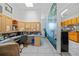 Home office with built-in cabinets and plenty of work space at 3339 Desoto Dr, Punta Gorda, FL 33983