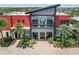 Community center with modern architecture and landscaping at 43104 Lakeside Way, Punta Gorda, FL 33982