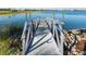 Easy access to the water via a convenient dock at 43104 Lakeside Way, Punta Gorda, FL 33982