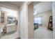 View of the bathroom and bedroom showing the seamless layout and design of the house at 5738 Sabal Trace Dr # 204B57, North Port, FL 34287