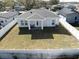 Aerial view showing house and backyard at 706 W Madison St, Plant City, FL 33563
