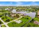 Wide shot of waterfront community with lush greenery at 17200 Mint Ln, Punta Gorda, FL 33955