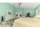 Bright main bedroom with sliding doors leading to the pool area at 18181 Bly Ave, Port Charlotte, FL 33948