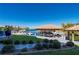 Spacious boat dock with covered slips and water access at 24248 Treasure Island Blvd, Punta Gorda, FL 33955