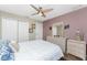 Charming bedroom featuring neutral wall colors, decorative accents, and a bright, airy feel at 24343 Pirate Harbor Blvd, Punta Gorda, FL 33955