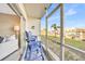 Spacious lanai with water views and comfortable seating at 311 Garvin St # 207B, Punta Gorda, FL 33950