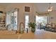 Bright kitchen sink with granite countertops, tile backsplash, and stainless steel faucet at 336 Japura St, Punta Gorda, FL 33983