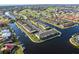 Wide aerial view of community by the waterway at 4000 Bal Harbor Blvd # 225, Punta Gorda, FL 33950