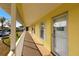 Bright condo hallway with light yellow walls at 4000 Bal Harbor Blvd # 225, Punta Gorda, FL 33950