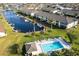 Community pool with surrounding patio furniture at 4000 Bal Harbor Blvd # 225, Punta Gorda, FL 33950