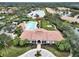 Resort-style community pool and clubhouse at 4149 Cascade Falls Dr, Sarasota, FL 34243