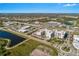 Aerial perspective of community and nearby amenities at 500 Blue Shell Loop, Sarasota, FL 34240