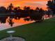 Stunning sunset over the canal; peaceful waterfront property at 716 Monaco Dr, Punta Gorda, FL 33950