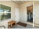 Enclosed patio area with water heater and additional storage space at 21923 Cellini Ave, Port Charlotte, FL 33952
