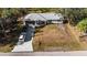 Single-story home with a two-car garage and spacious backyard at 2325 Hanford Ln, North Port, FL 34288