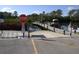 Community boat ramp with adjacent docks providing waterfront access at 258 Palm Harbor Dr, North Port, FL 34287