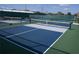 Several pickleball courts for recreational play, fenced in with shaded sections at 258 Palm Harbor Dr, North Port, FL 34287