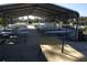 Community picnic area, featuring a covered area with picnic tables, perfect for outdoor gatherings at 258 Palm Harbor Dr, North Port, FL 34287