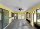 Covered patio with access to kitchen and backyard at 3370 Dover Dr, Punta Gorda, FL 33983