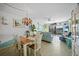 Bright open concept living and dining area with access to an outdoor patio at 367 Coldeway Dr # H10, Punta Gorda, FL 33950