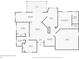 Detailed floor plan showcasing the layout of the home, including bedrooms, bathrooms, and living spaces at 4175 Horseshoe Ave, North Port, FL 34286