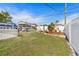 This is a long backyard, featuring a shed, and vinyl privacy fence at 530 Lakemont Nw Ave, Port Charlotte, FL 33952
