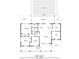 Detailed floor plan showcasing the layout of the home with dimensions of rooms, patios, and features at 530 Lakemont Nw Ave, Port Charlotte, FL 33952