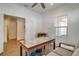 Office with bright light, wood-look tile and eclectic decor at 6251 Cassia St, Bradenton, FL 34203