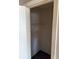 View of an empty closet with a single shelf and clothes rod at 8152 Robert St, Englewood, FL 34224