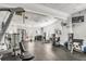 A modern gym equipped with a variety of machines and free weights, perfect for residents' fitness needs at 1578 Scarlett Ave, North Port, FL 34289