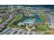 Aerial view of a community with a golf course, pool, and many other features at 1800 Birmingham Blvd, Punta Gorda, FL 33980