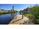 A view of the dock, perfect for boaters and fishing enthusiasts at 18702 Van Nuys Cir, Port Charlotte, FL 33948