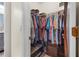 This walk-in closet has wire shelving for organized storage of clothes, suitcases, and personal items at 188 Cypress Nw Ave, Port Charlotte, FL 33952