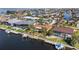 Waterfront home with a private dock and pool, nestled in a neighborhood of luxurious waterfront residences at 2284 Palm Tree Dr, Punta Gorda, FL 33950