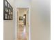 View through the door to the bathroom featuring a soaking tub and tiled walk-in shower at 349 Springview Nw Cir, Port Charlotte, FL 33948