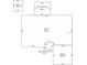 Simple site plan showing the outline of the home, shed, porches, screened enclosure, and garage dimensions at 9175 Melody Cir, Port Charlotte, FL 33981