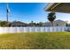 Expansive fenced backyard with green grass offering a private outdoor space for leisure and activities at 11176 3Rd Ave, Punta Gorda, FL 33955