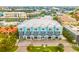 Beautiful blue and gray waterfront condominiums offer stunning views and convenient parking at 11723 1St E St, Treasure Island, FL 33706