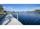 Waterfront view from dock showing the vast blue canal and surrounding homes at 1200 Winward Ct, Punta Gorda, FL 33950