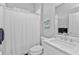 Clean bathroom with a shower/tub and a bright white vanity at 1875 Nottingham Trl, Punta Gorda, FL 33980