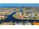 Scenic aerial view of property with access to canals, perfect for boating enthusiasts at 237 Freeport Ct, Punta Gorda, FL 33950