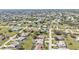 Broad aerial perspective of a community highlighting various home styles and street layouts at 27566 Tierra Del Fuego Cir, Punta Gorda, FL 33983