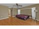 Spacious main bedroom featuring hardwood floors and a ceiling fan at 295 Porto Alegre St, Punta Gorda, FL 33983