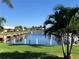 Beautiful waterfront property with lush greenery, palm trees and boat docks for easy water access at 4000 Bal Harbor Blvd # 527, Punta Gorda, FL 33950